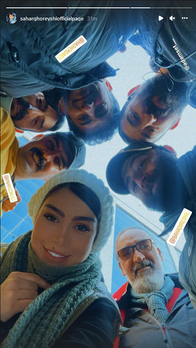عکس منشوری سحر قریشی بین 6 مرد عکس منشوری سحر قریشی بین 6 مرد