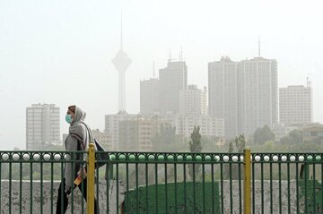 هشدار نارنجی آلودگی هوا در تهران هشدار نارنجی آلودگی هوا در تهران