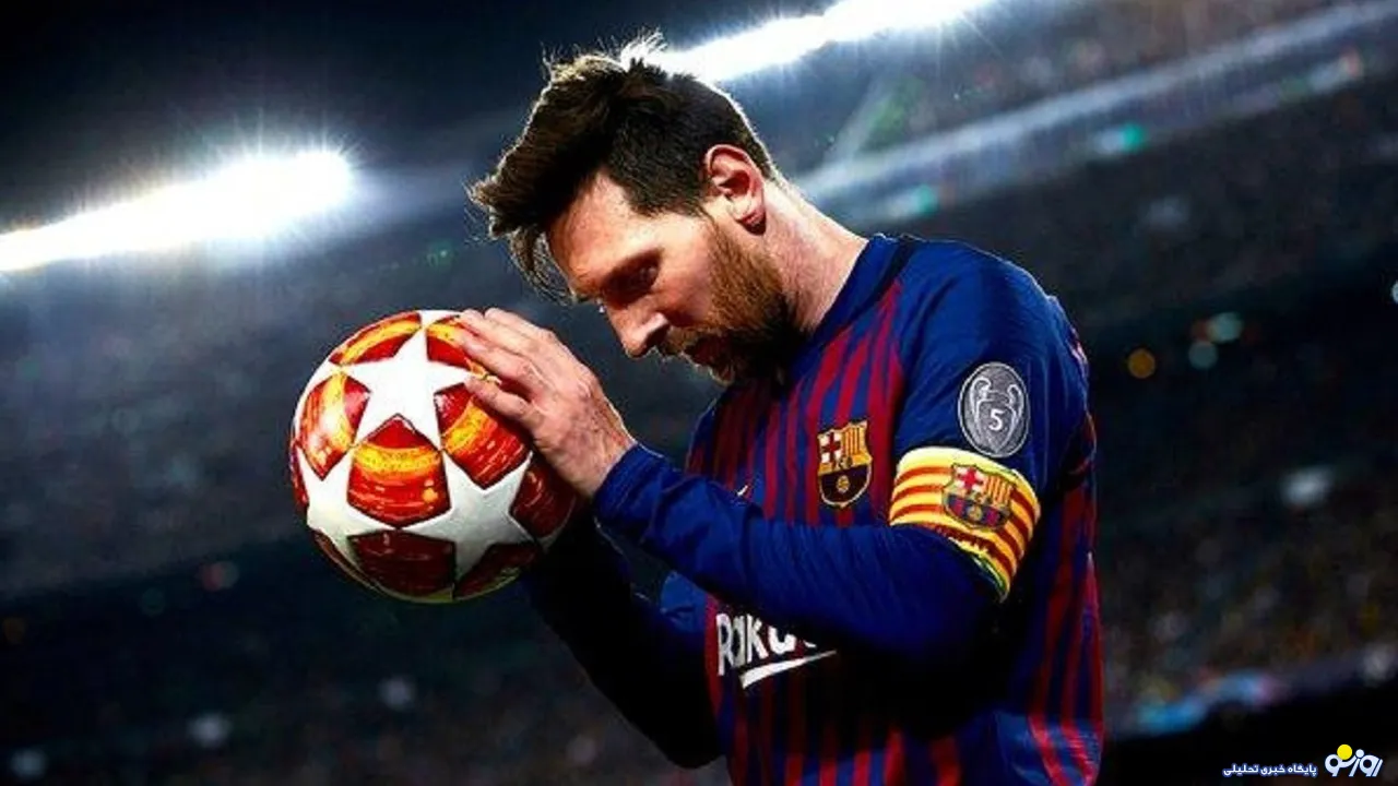 لیونل مسی پشت سر کریستیانو رونالدو