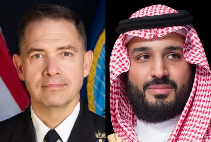 دیدار بن‌سلمان با فرمانده سنتکام